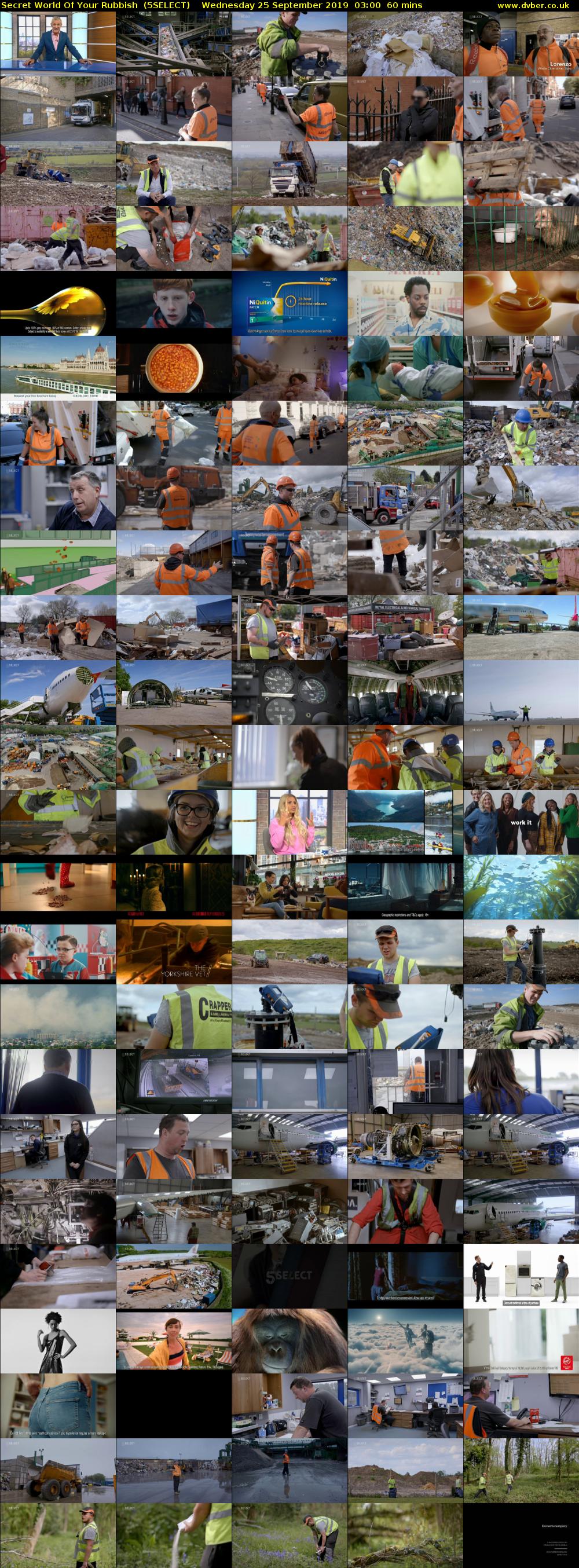 Secret World Of Your Rubbish  (5SELECT) Wednesday 25 September 2019 03:00 - 04:00