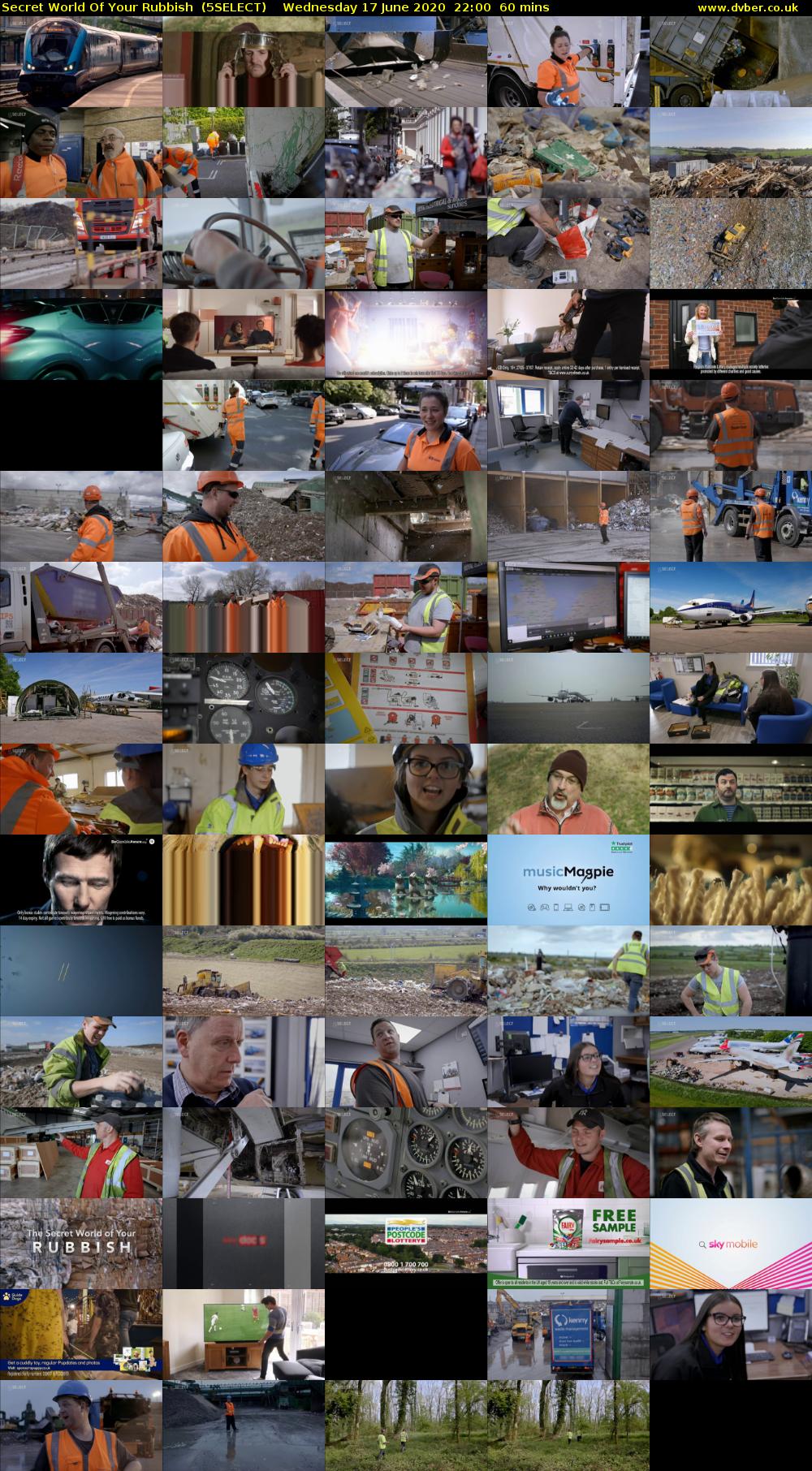 Secret World Of Your Rubbish  (5SELECT) Wednesday 17 June 2020 22:00 - 23:00
