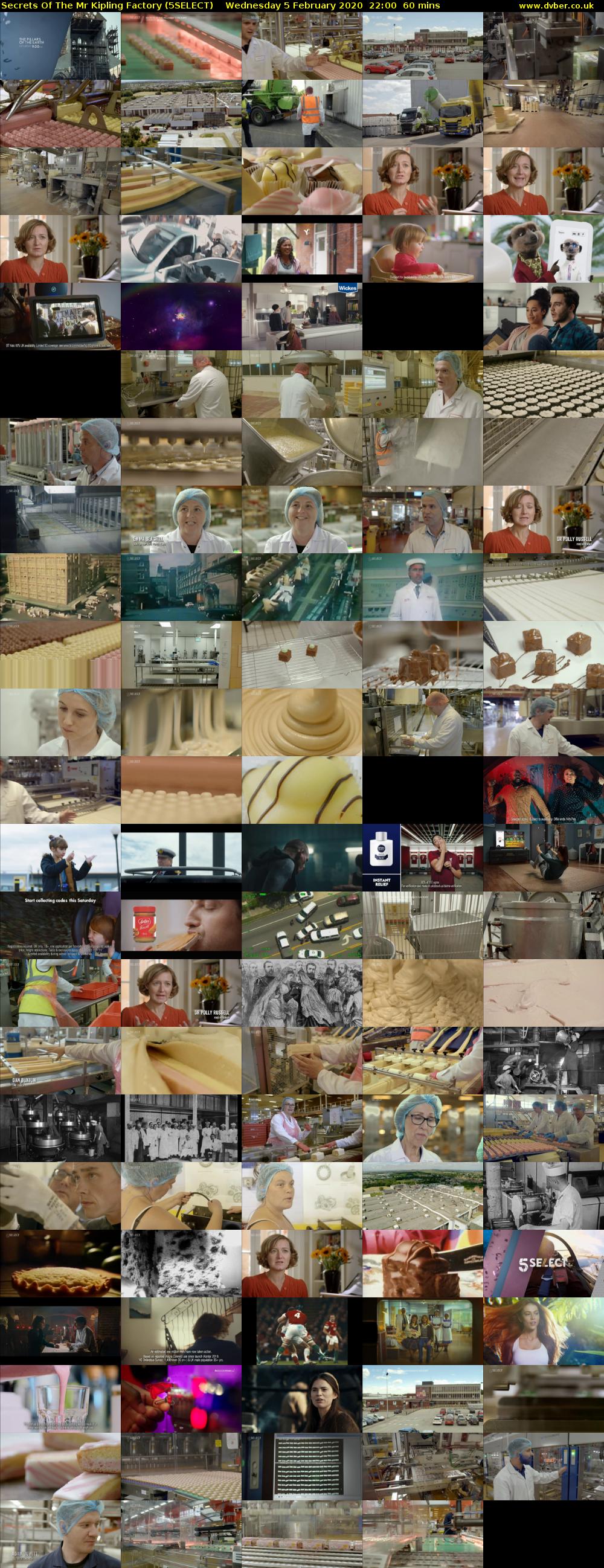 Secrets Of The Mr Kipling Factory (5SELECT) Wednesday 5 February 2020 22:00 - 23:00