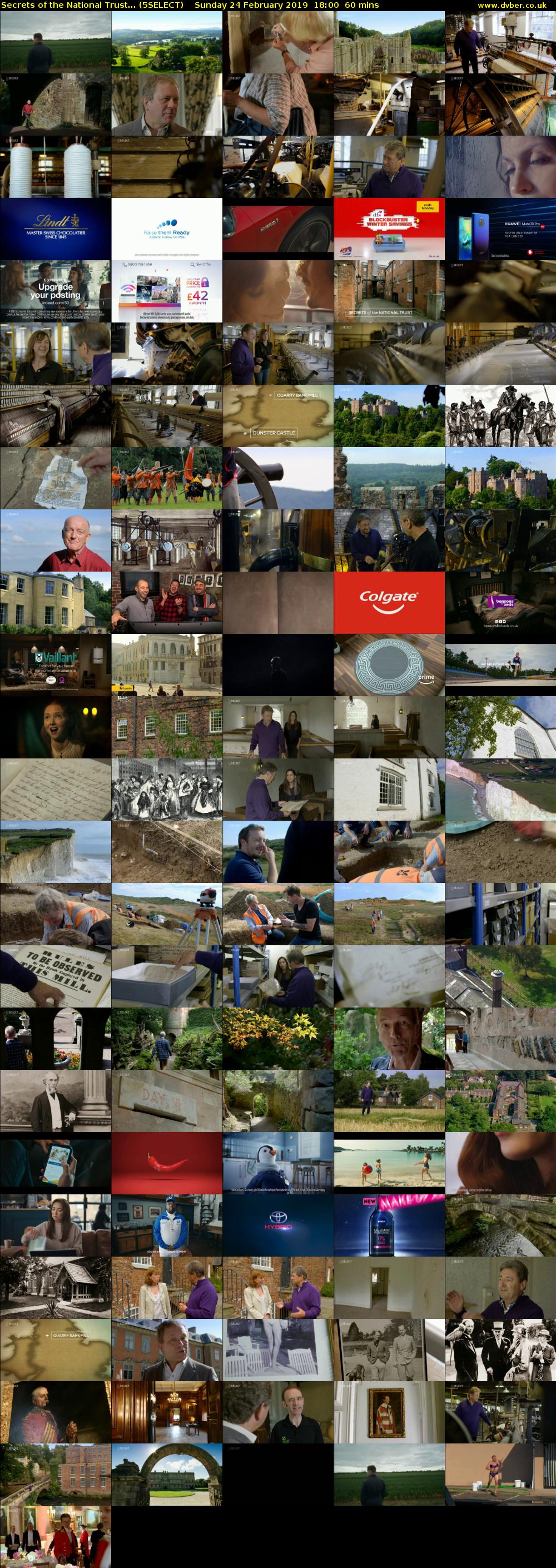Secrets Of The National Trust... (5SELECT) Sunday 24 February 2019 18:00 - 19:00