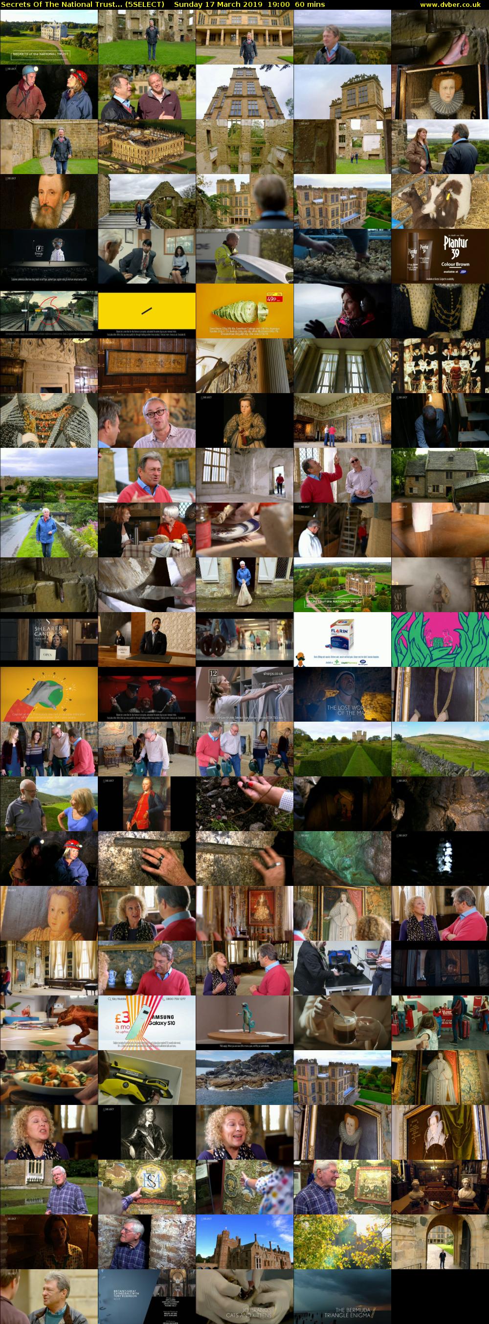 Secrets Of The National Trust... (5SELECT) Sunday 17 March 2019 19:00 - 20:00
