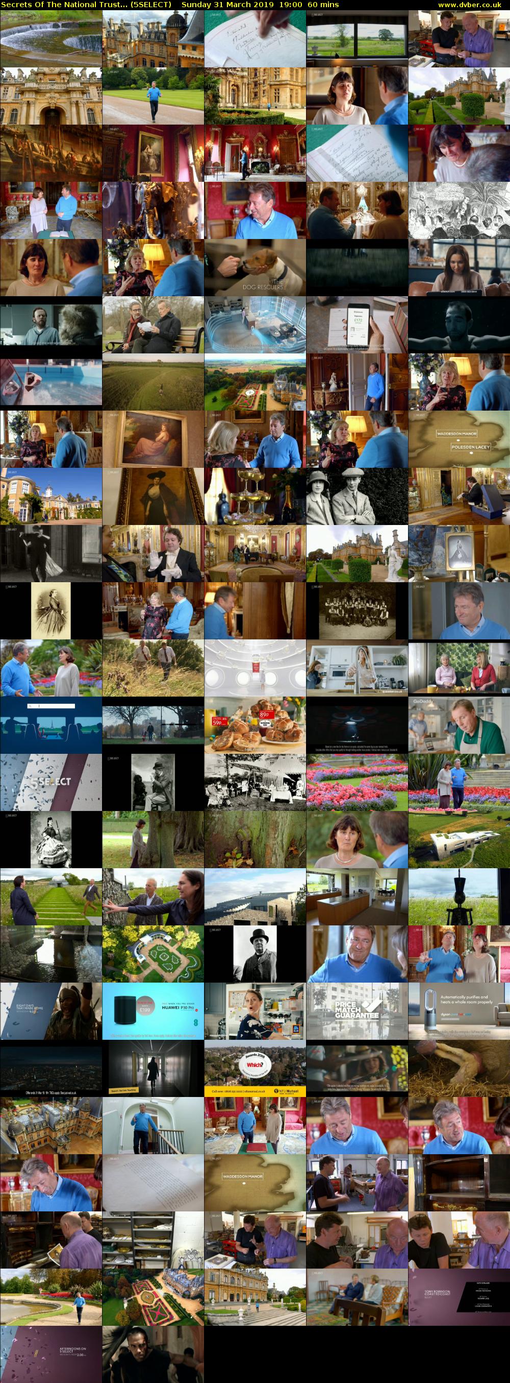 Secrets Of The National Trust... (5SELECT) Sunday 31 March 2019 19:00 - 20:00