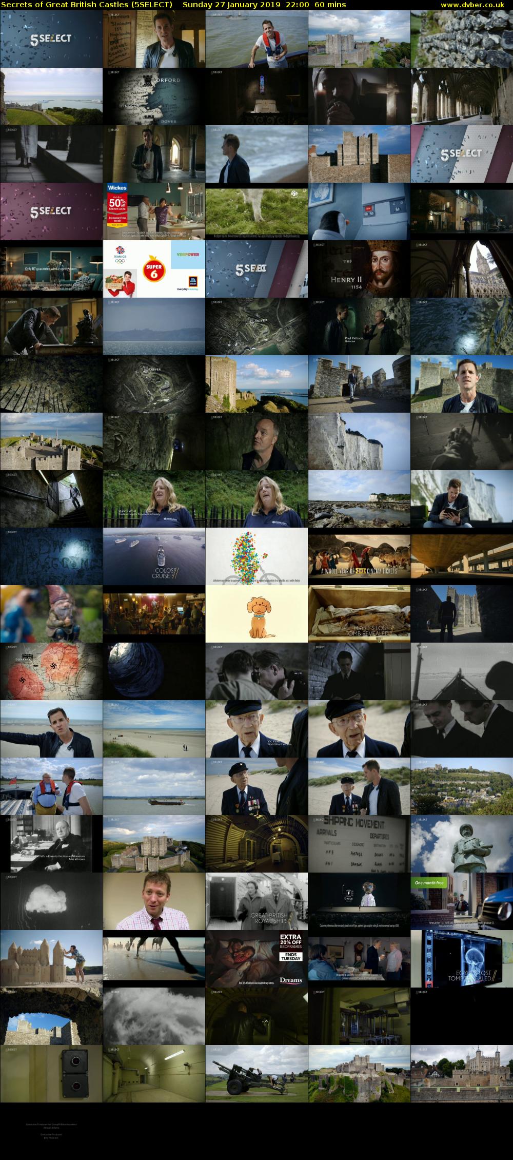 Secrets of Great British Castles (5SELECT) Sunday 27 January 2019 22:00 - 23:00