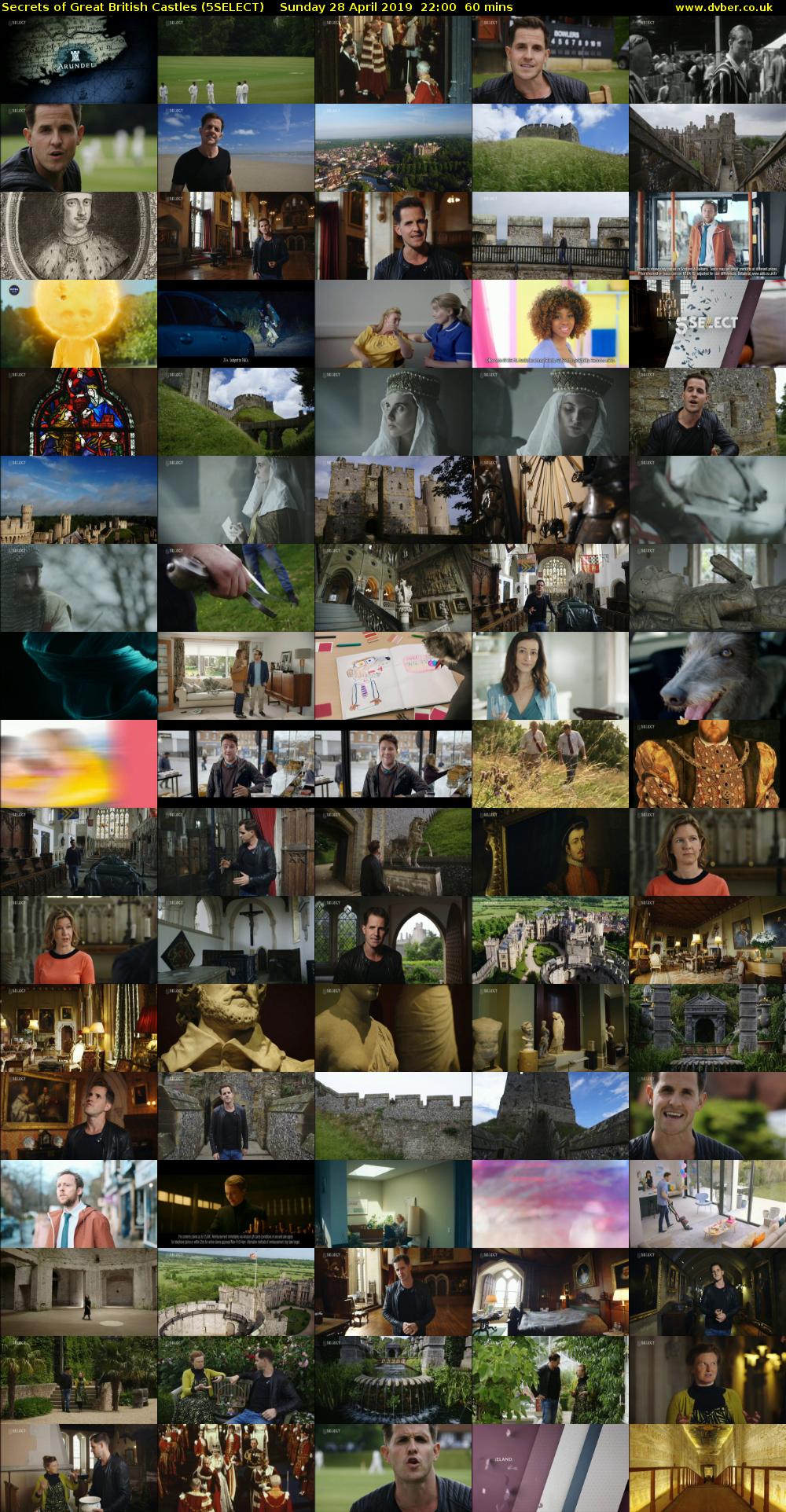 Secrets of Great British Castles (5SELECT) Sunday 28 April 2019 22:00 - 23:00