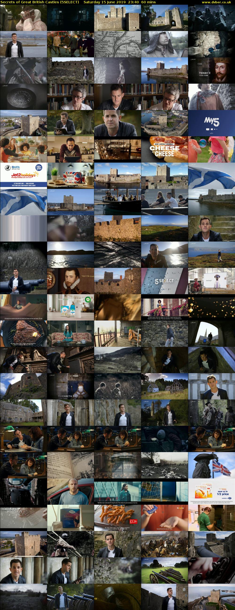 Secrets of Great British Castles (5SELECT) Saturday 15 June 2019 23:40 - 00:40