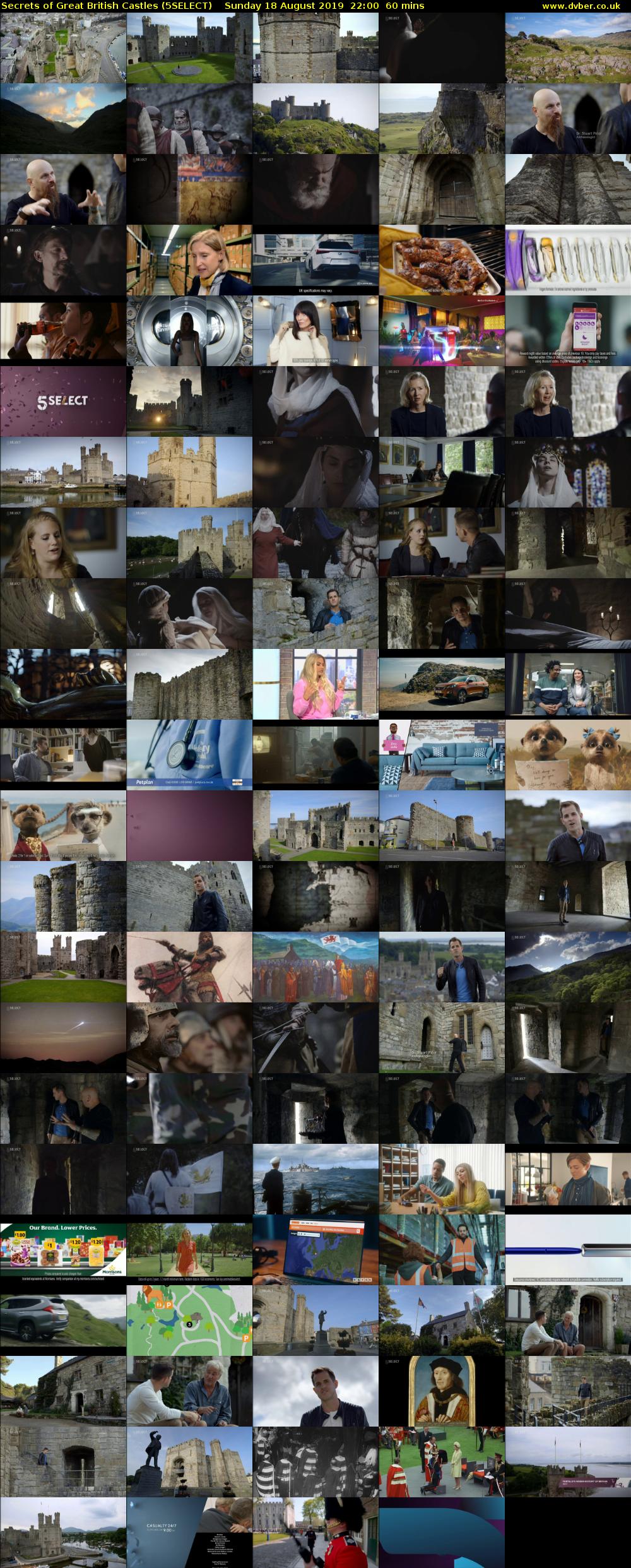 Secrets of Great British Castles (5SELECT) Sunday 18 August 2019 22:00 - 23:00