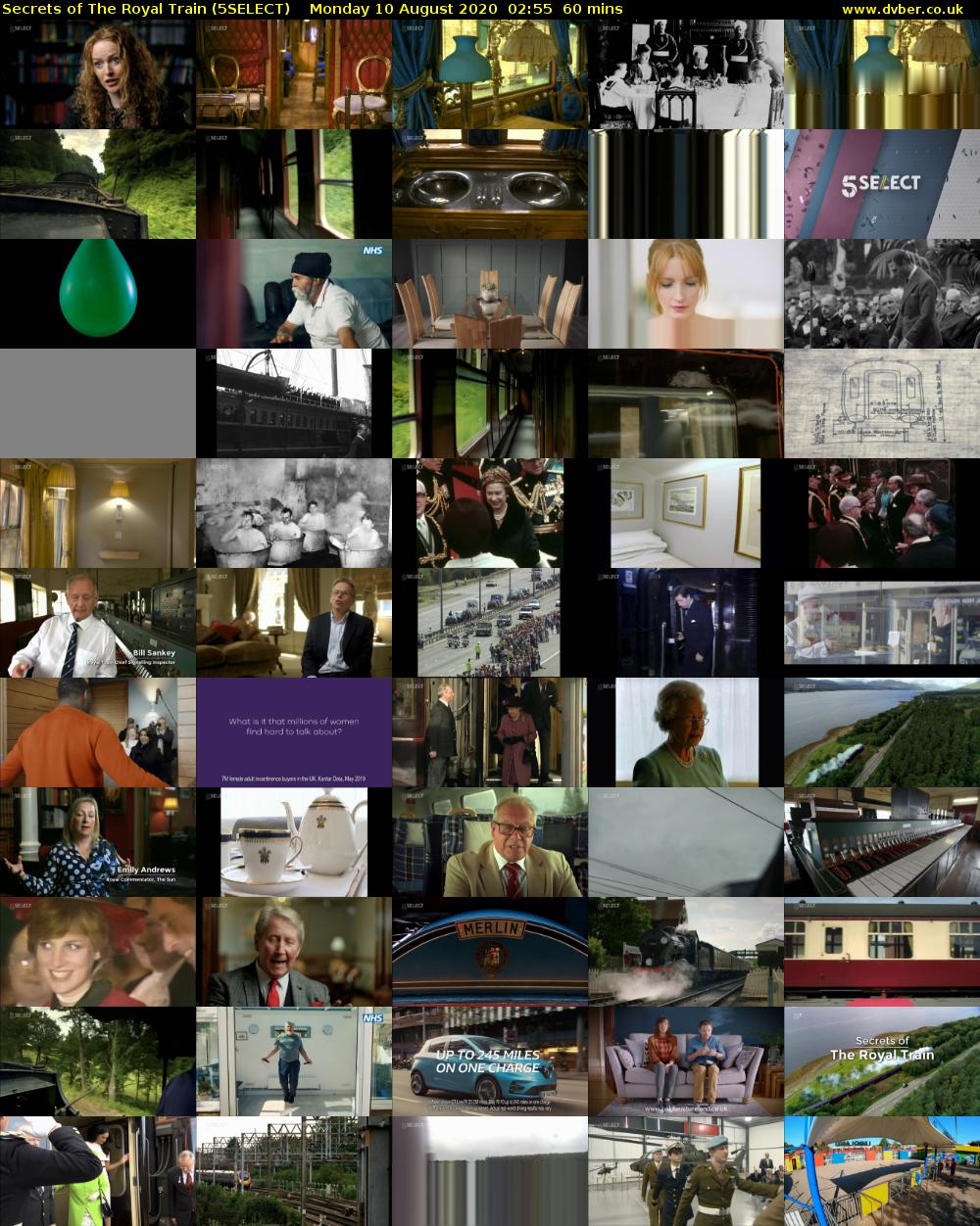 Secrets of The Royal Train (5SELECT) Monday 10 August 2020 02:55 - 03:55