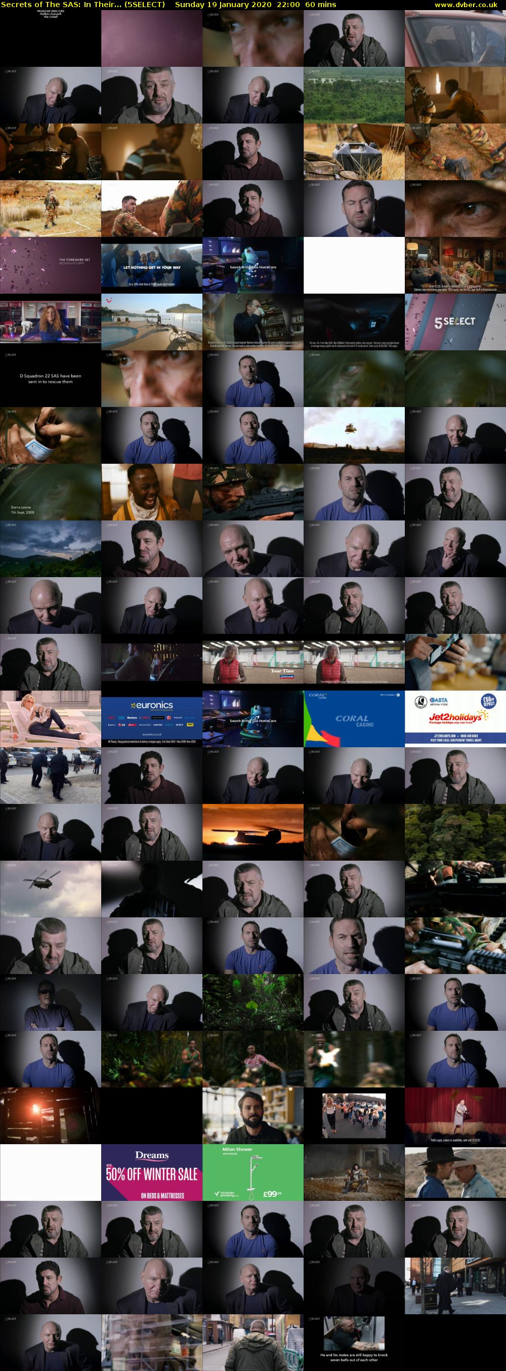 Secrets of The SAS: In Their... (5SELECT) Sunday 19 January 2020 22:00 - 23:00