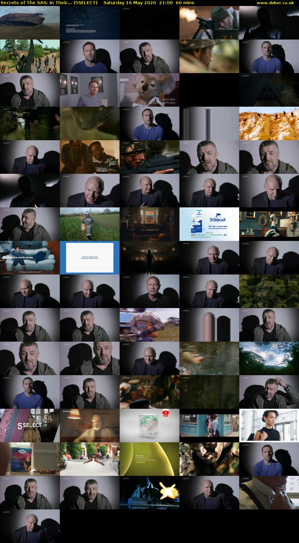 Secrets of The SAS: In Their... (5SELECT) Saturday 16 May 2020 21:00 - 22:00