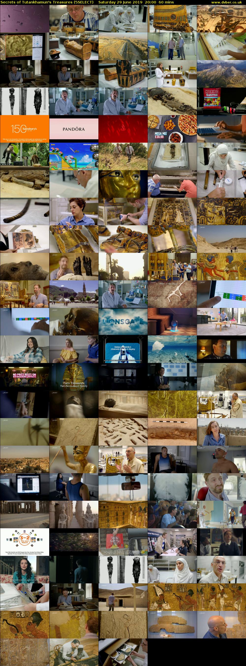 Secrets of Tutankhamun's Treasures (5SELECT) Saturday 29 June 2019 20:00 - 21:00