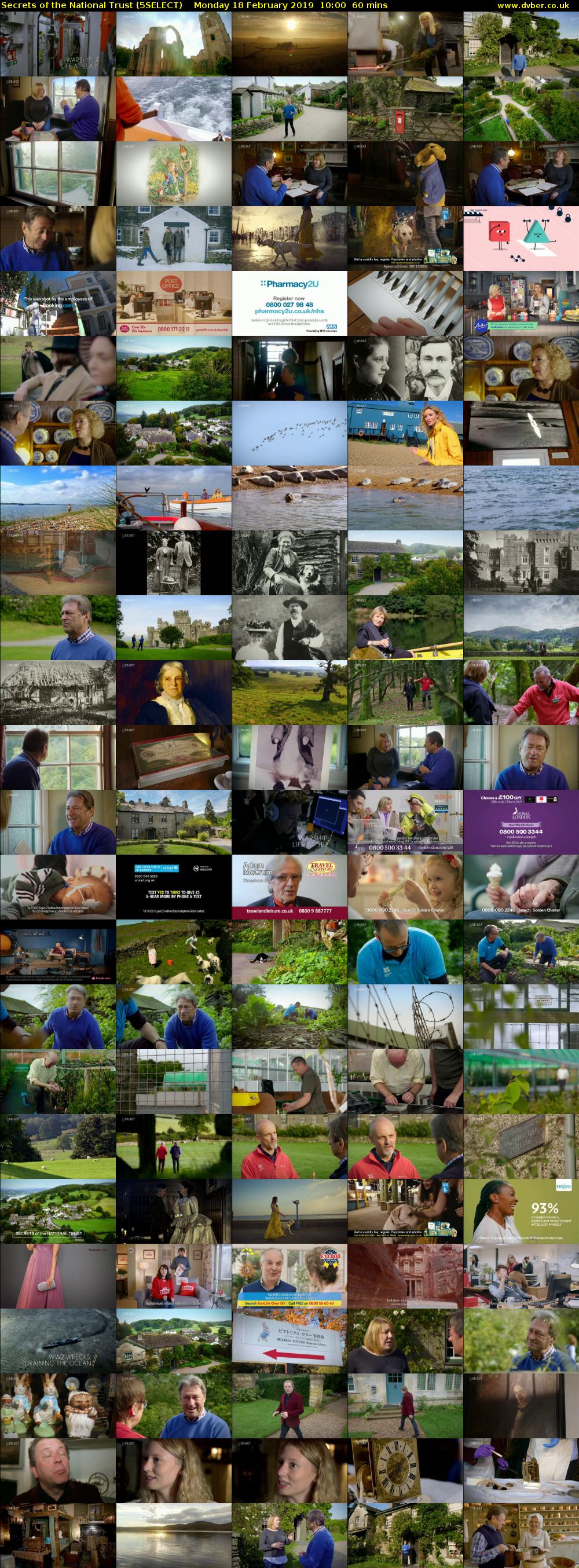 Secrets of the National Trust (5SELECT) Monday 18 February 2019 10:00 - 11:00