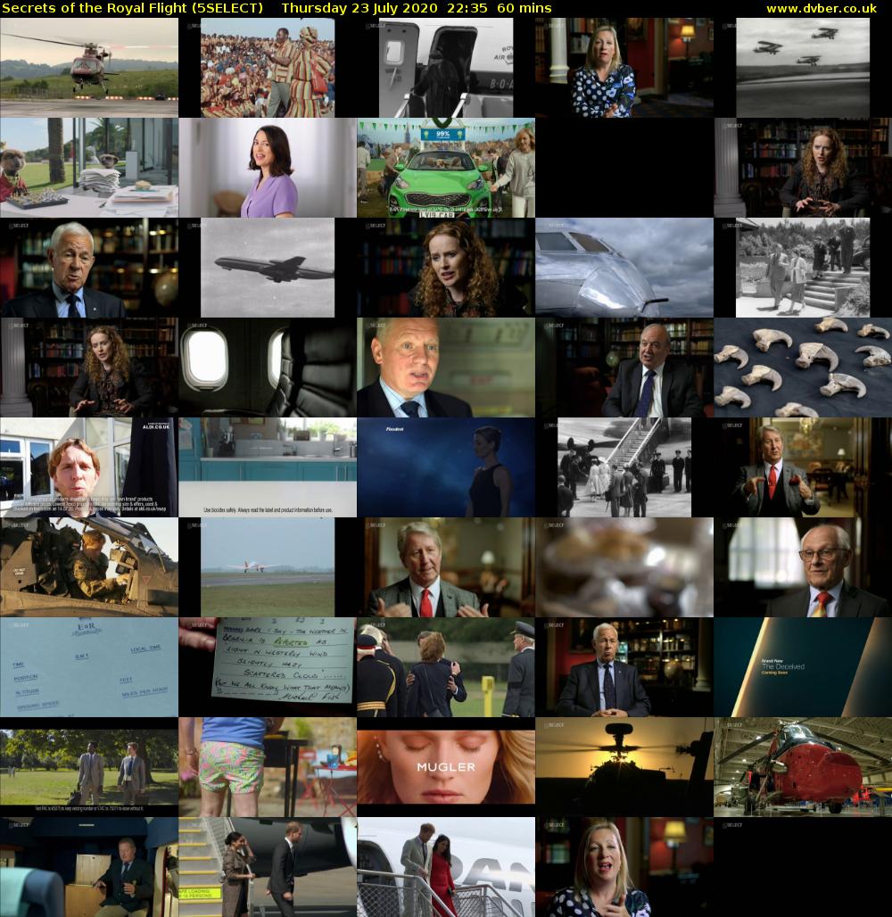 Secrets of the Royal Flight (5SELECT) Thursday 23 July 2020 22:35 - 23:35