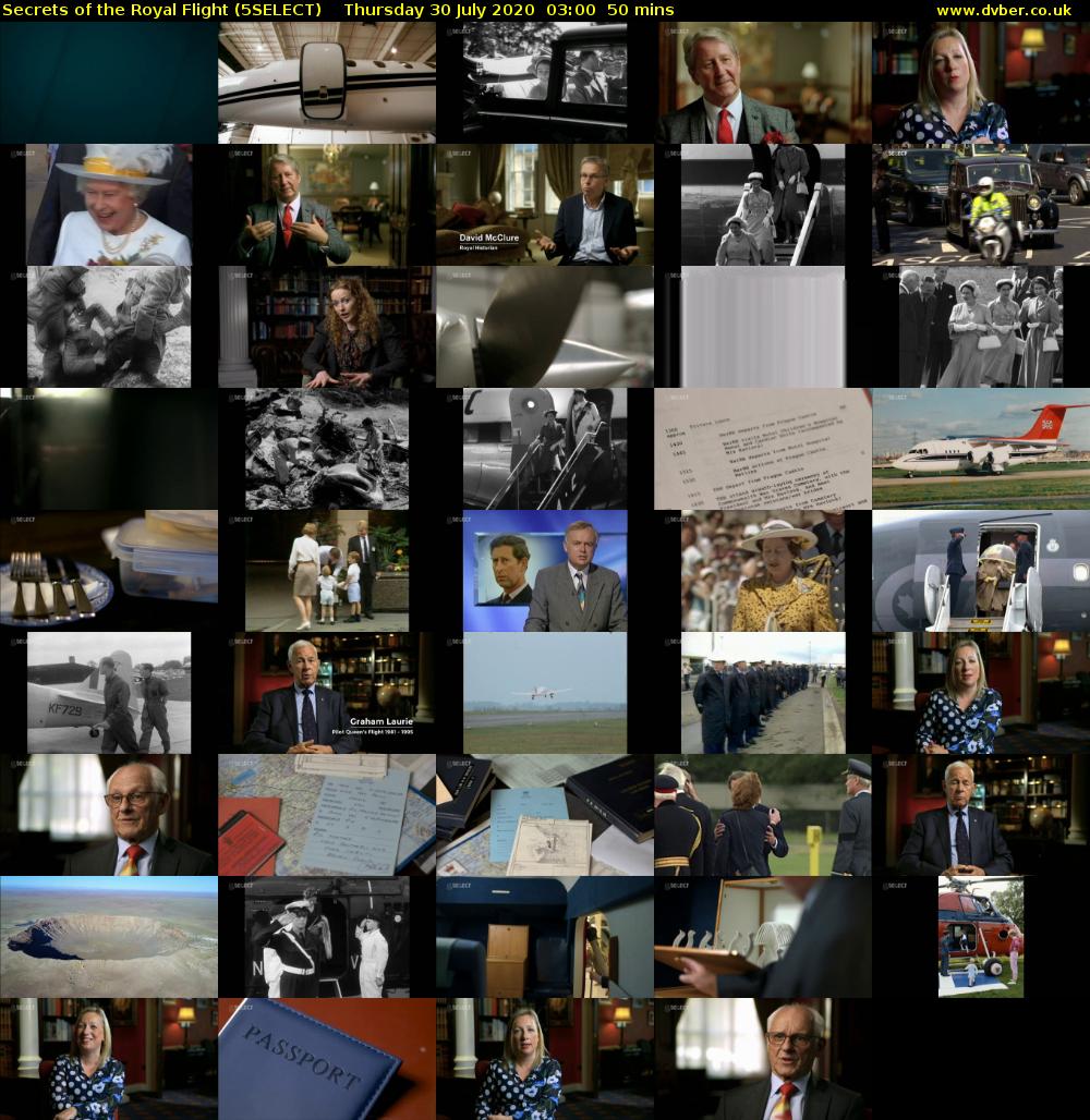 Secrets of the Royal Flight (5SELECT) Thursday 30 July 2020 03:00 - 03:50