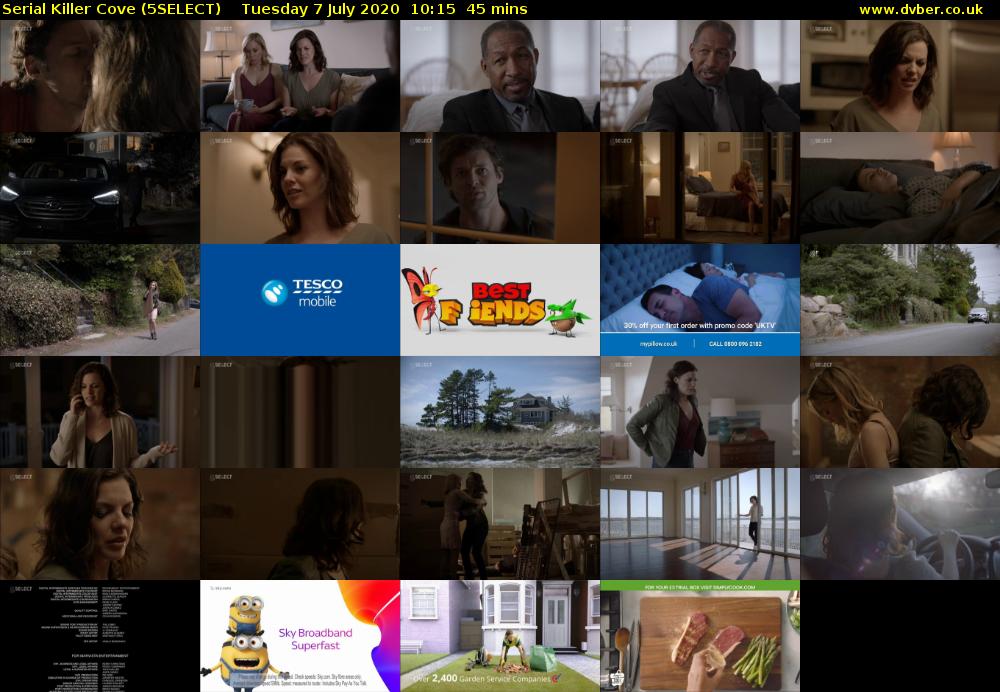 Serial Killer Cove (5SELECT) Tuesday 7 July 2020 10:15 - 11:00
