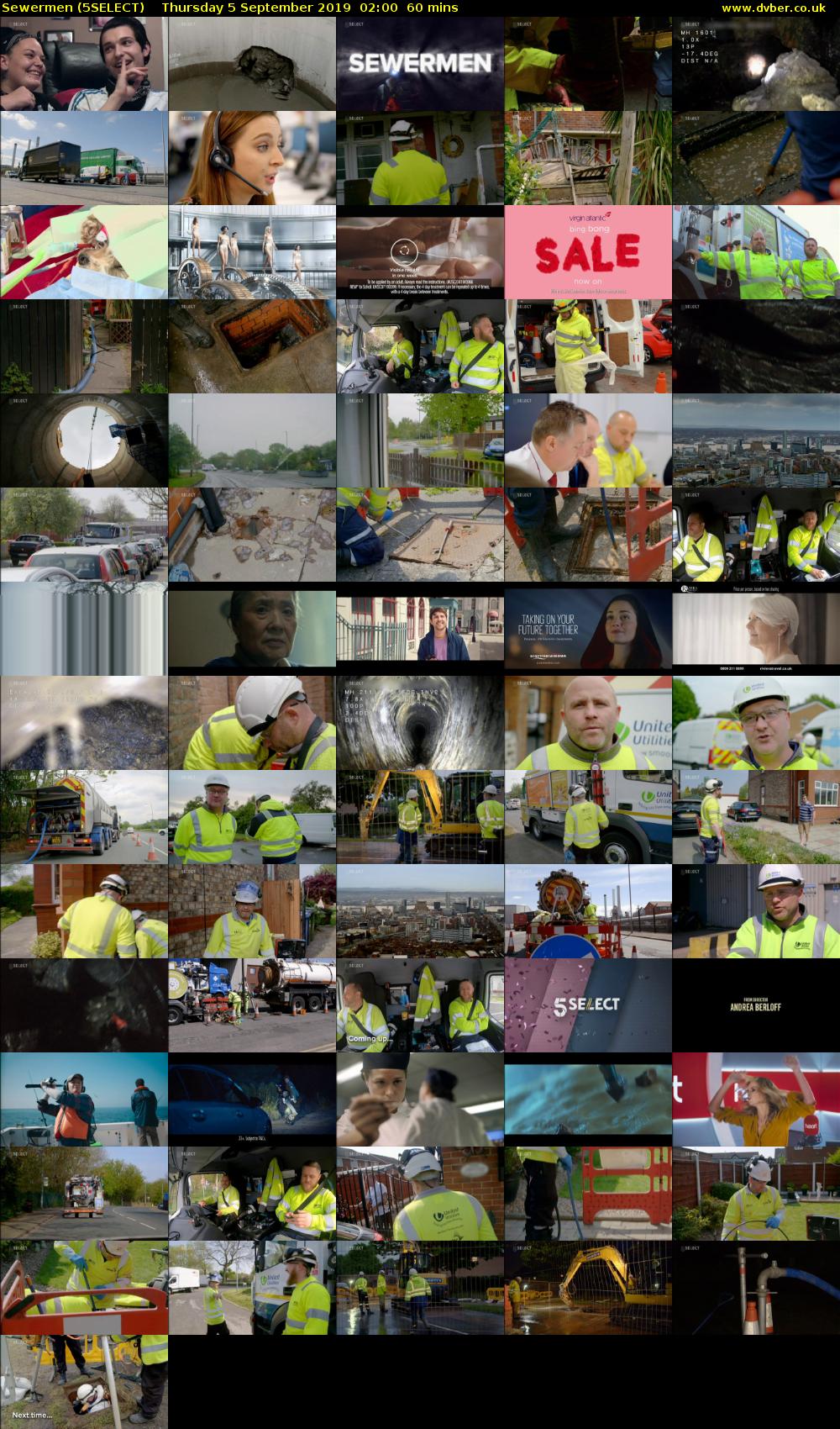 Sewermen (5SELECT) Thursday 5 September 2019 02:00 - 03:00