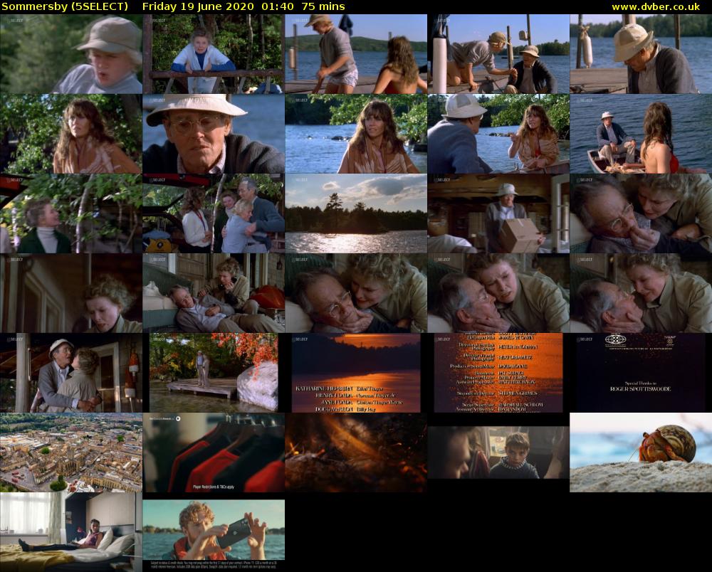 Sommersby (5SELECT) Friday 19 June 2020 01:40 - 02:55