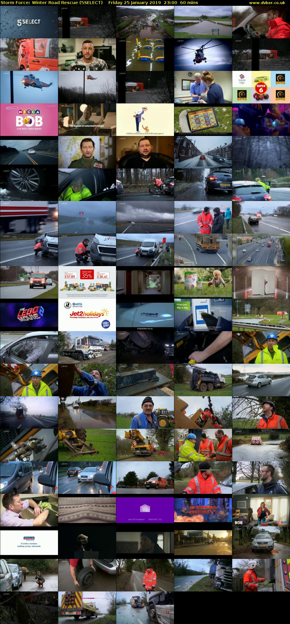 Storm Force: Winter Road Rescue (5SELECT) Friday 25 January 2019 23:00 - 00:00