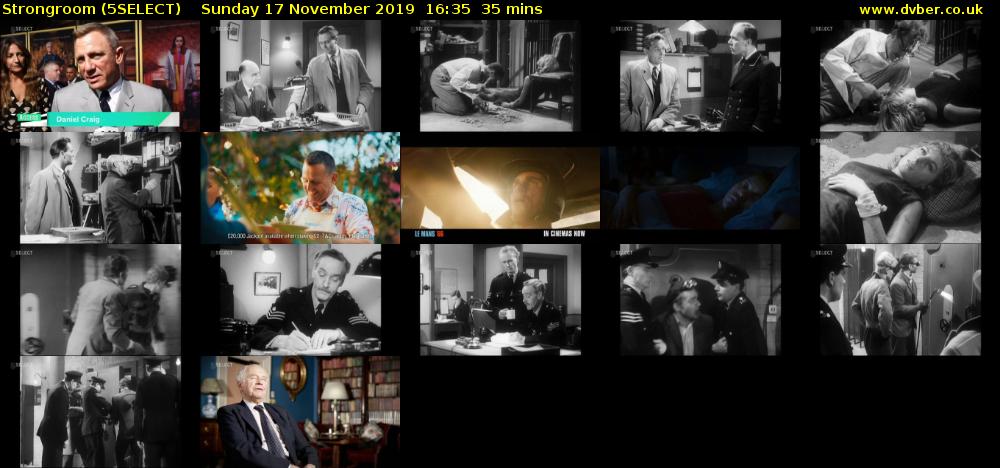 Strongroom (5SELECT) Sunday 17 November 2019 16:35 - 17:10
