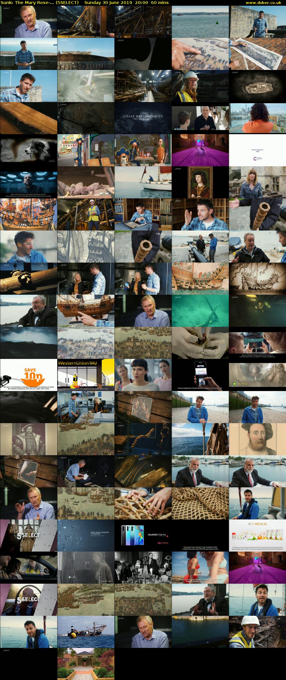 Sunk: The Mary Rose-... (5SELECT) Sunday 30 June 2019 20:00 - 21:00