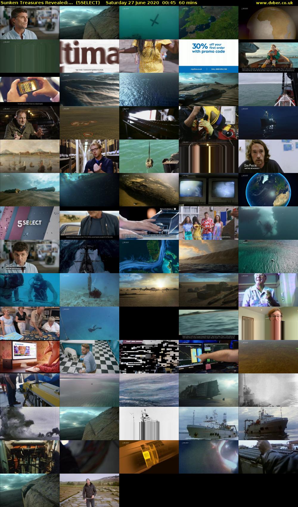 Sunken Treasures Revealed:...  (5SELECT) Saturday 27 June 2020 00:45 - 01:45