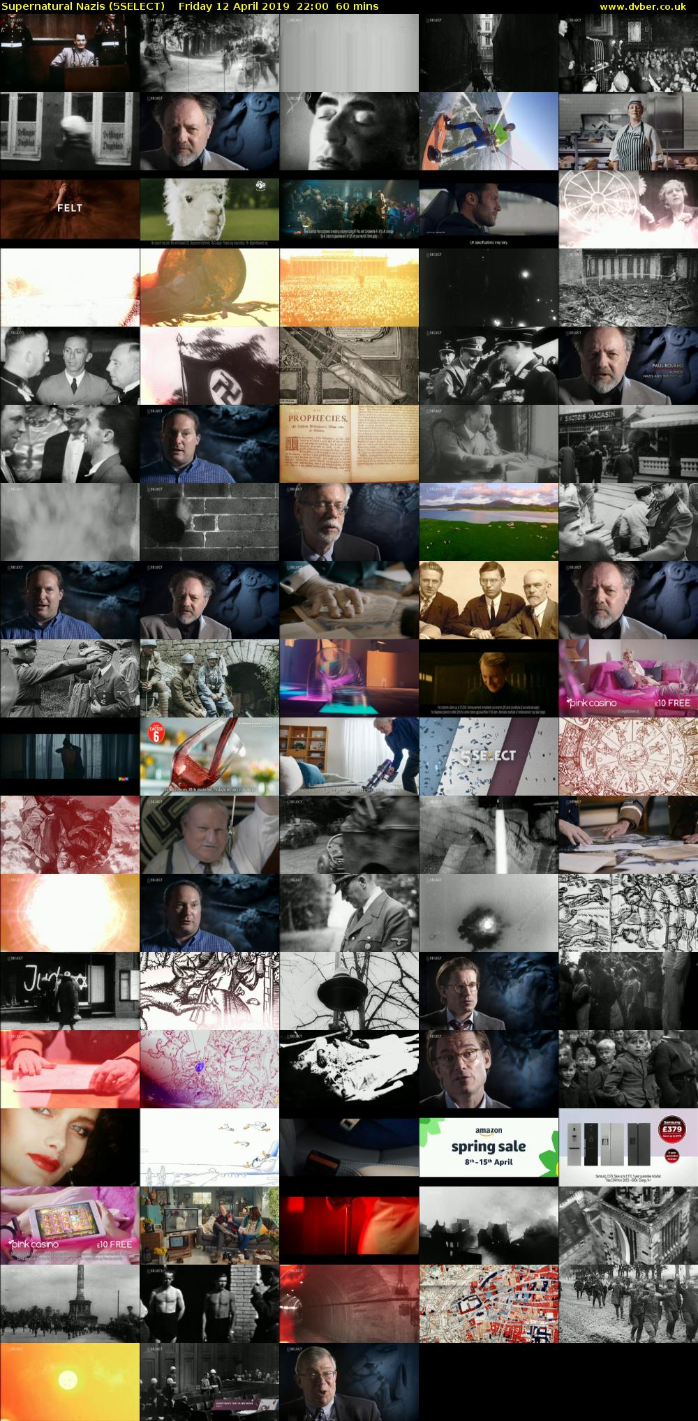 Supernatural Nazis (5SELECT) Friday 12 April 2019 22:00 - 23:00