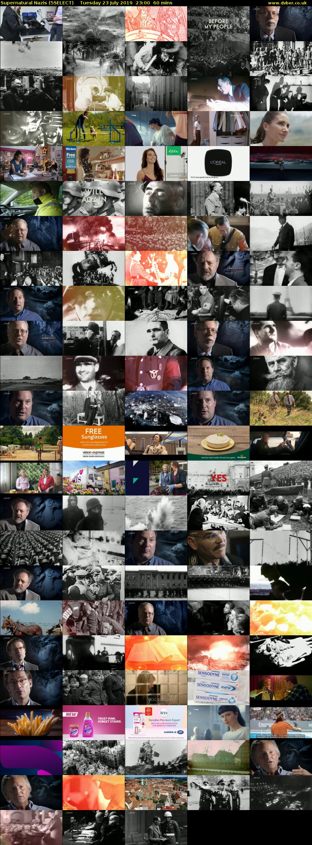 Supernatural Nazis (5SELECT) Tuesday 23 July 2019 23:00 - 00:00