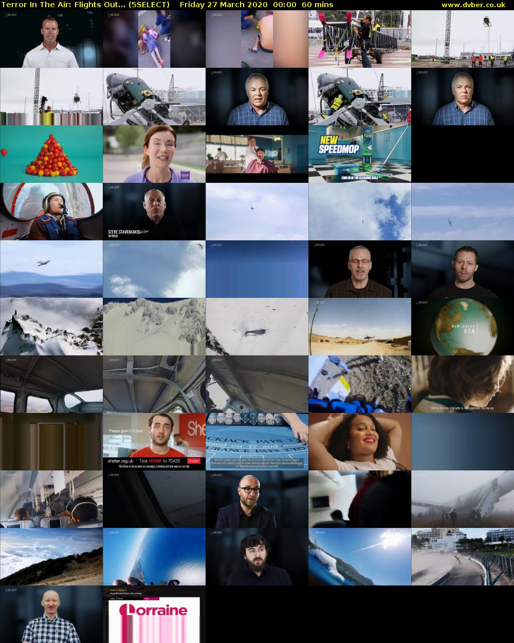 Terror In The Air: Flights Out... (5SELECT) Friday 27 March 2020 00:00 - 01:00