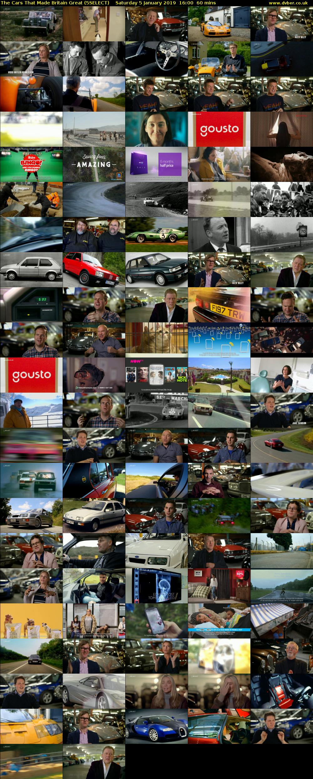 The Cars That Made Britain Great (5SELECT) Saturday 5 January 2019 16:00 - 17:00