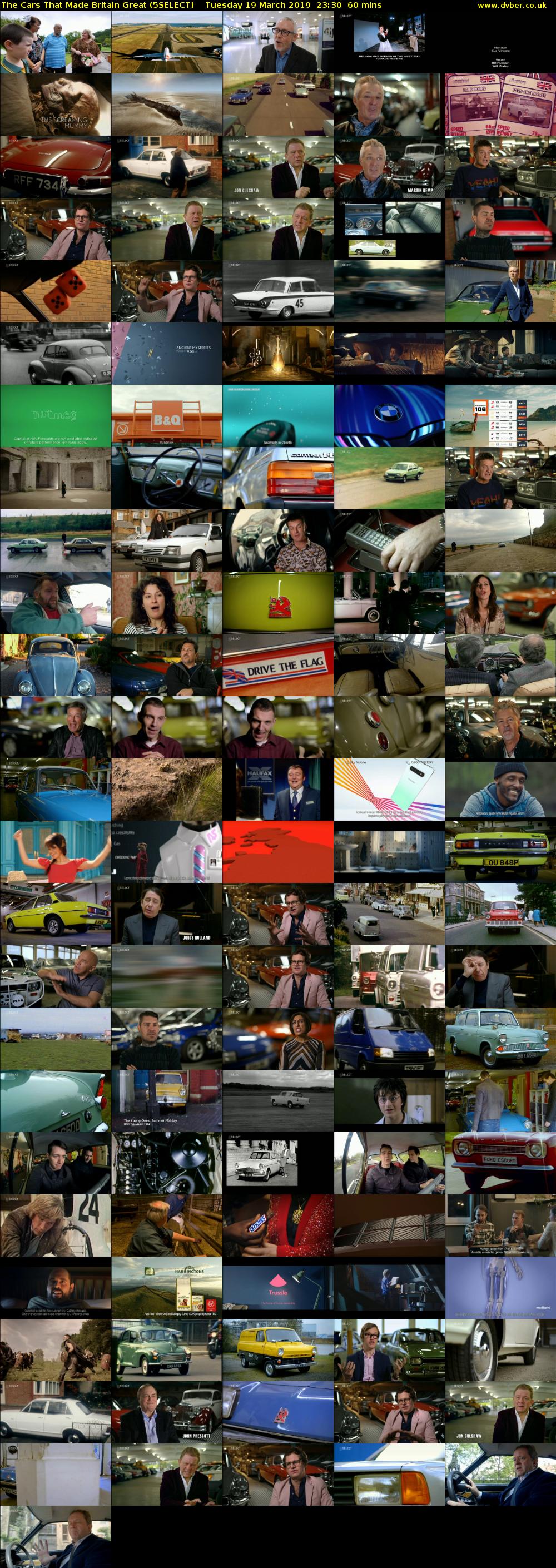 The Cars That Made Britain Great (5SELECT) Tuesday 19 March 2019 23:30 - 00:30