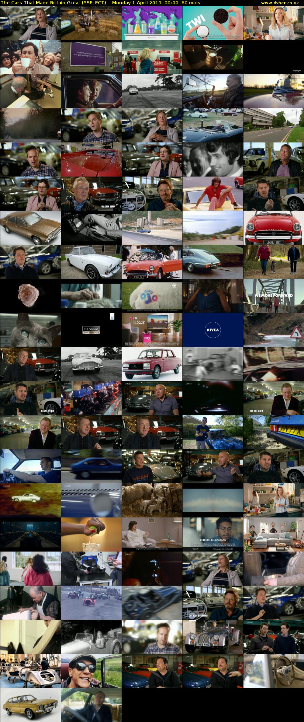 The Cars That Made Britain Great (5SELECT) Monday 1 April 2019 00:00 - 01:00