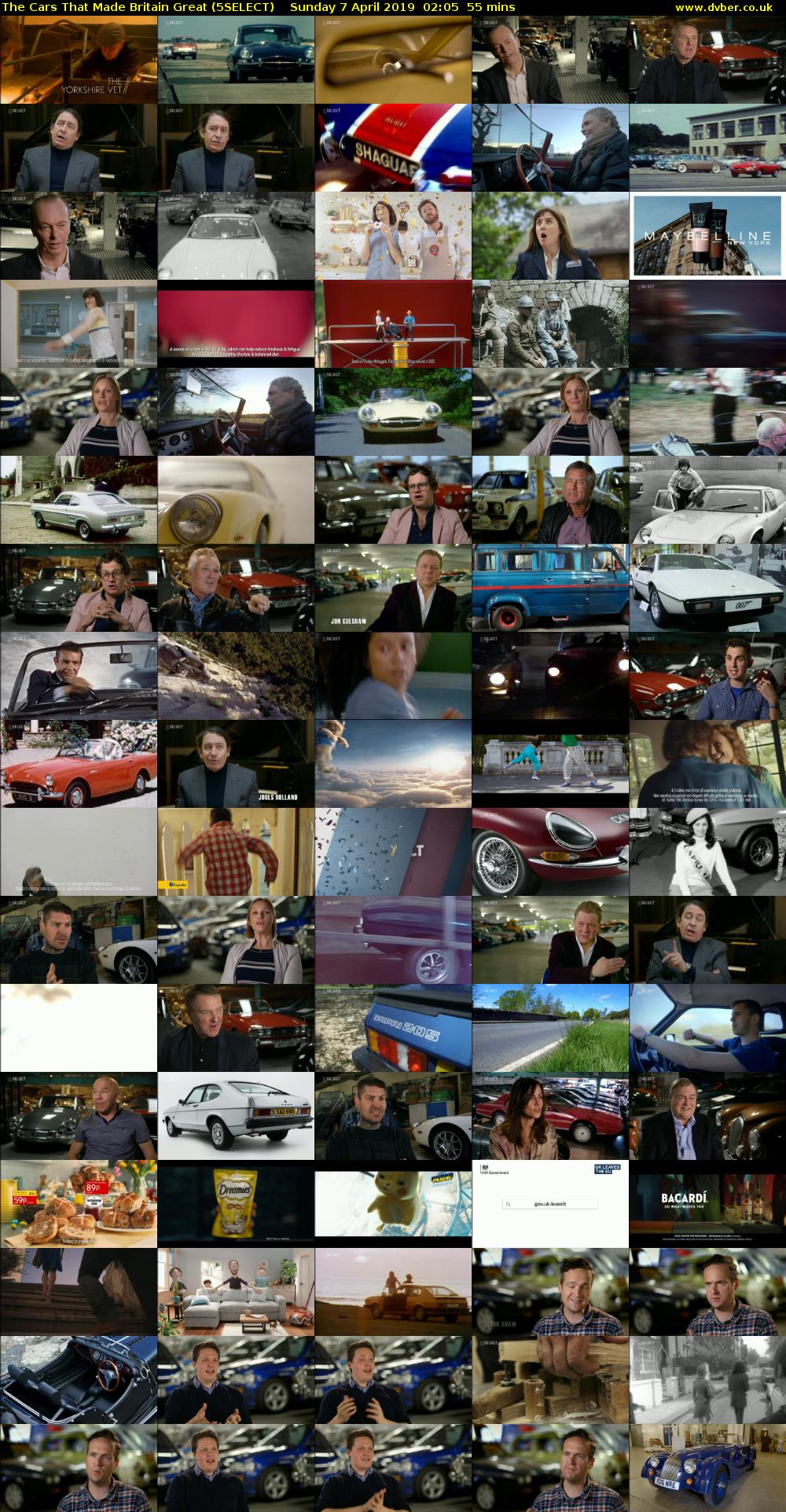The Cars That Made Britain Great (5SELECT) Sunday 7 April 2019 02:05 - 03:00