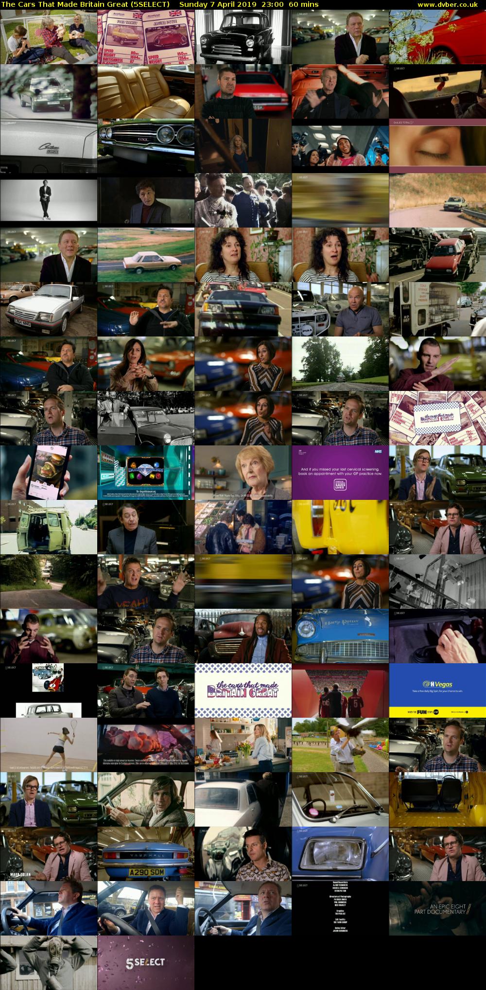 The Cars That Made Britain Great (5SELECT) Sunday 7 April 2019 23:00 - 00:00