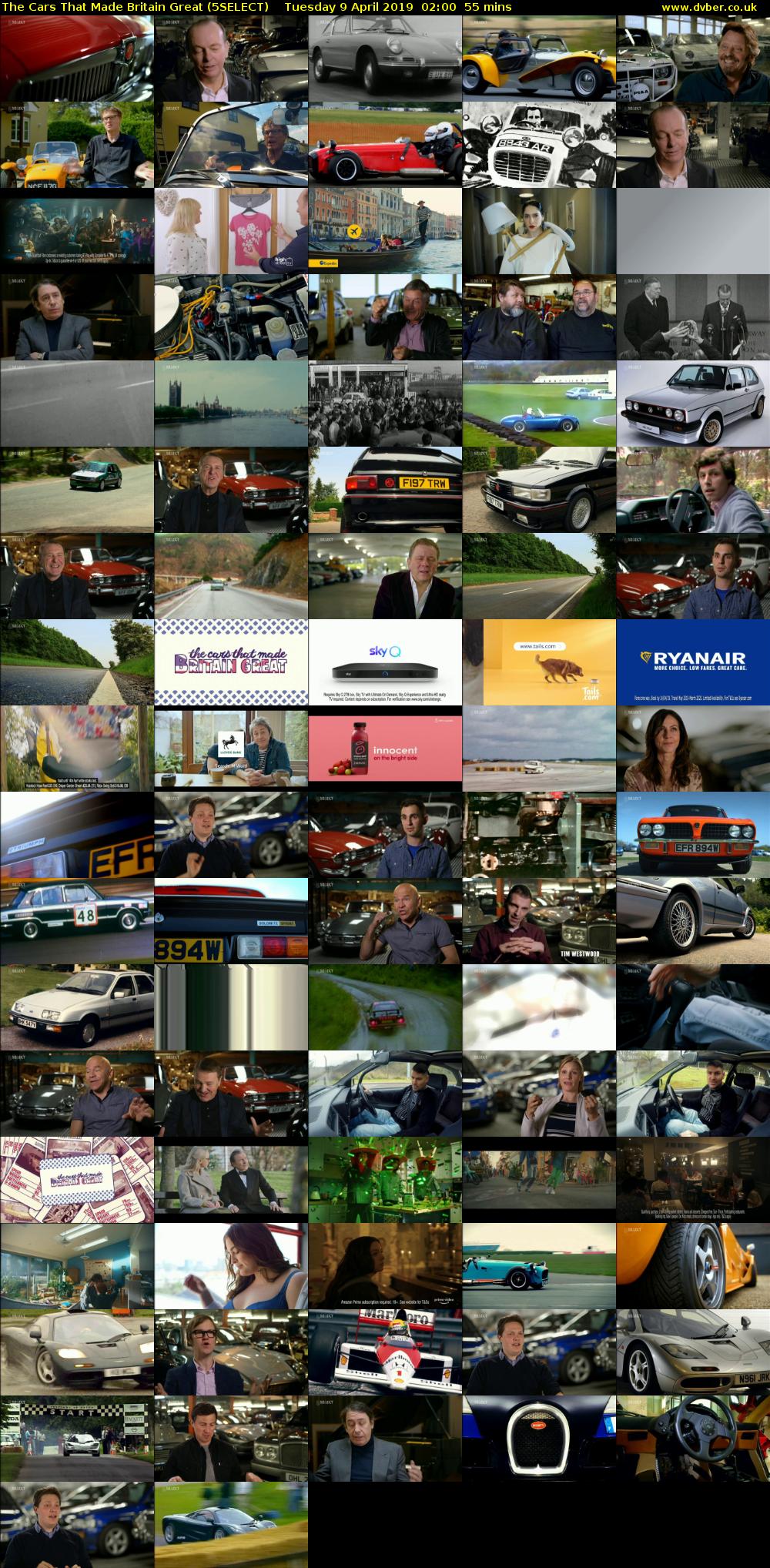 The Cars That Made Britain Great (5SELECT) Tuesday 9 April 2019 02:00 - 02:55