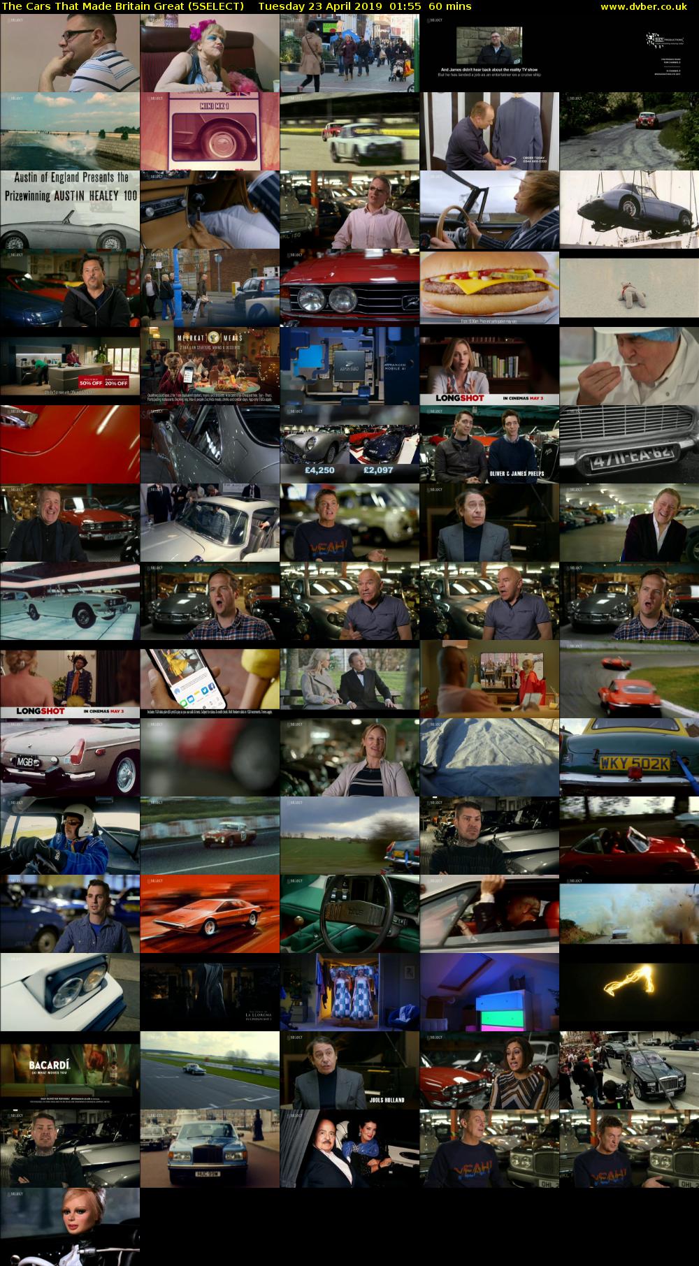 The Cars That Made Britain Great (5SELECT) Tuesday 23 April 2019 01:55 - 02:55