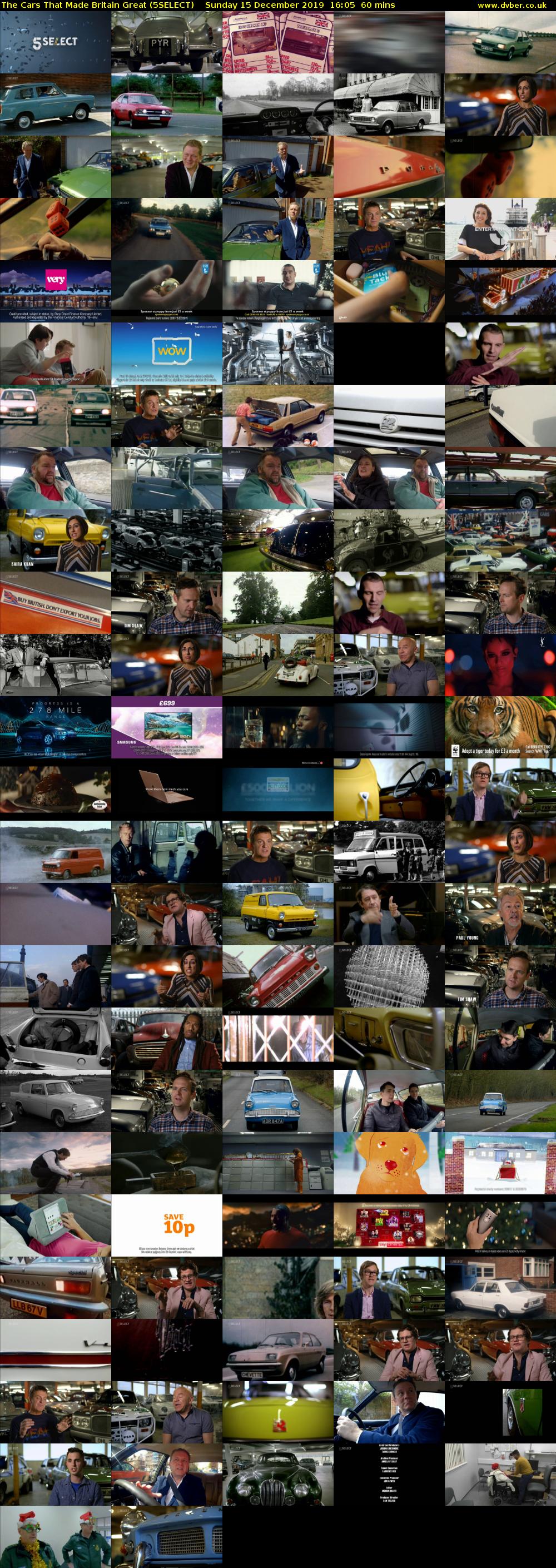 The Cars That Made Britain Great (5SELECT) Sunday 15 December 2019 16:05 - 17:05