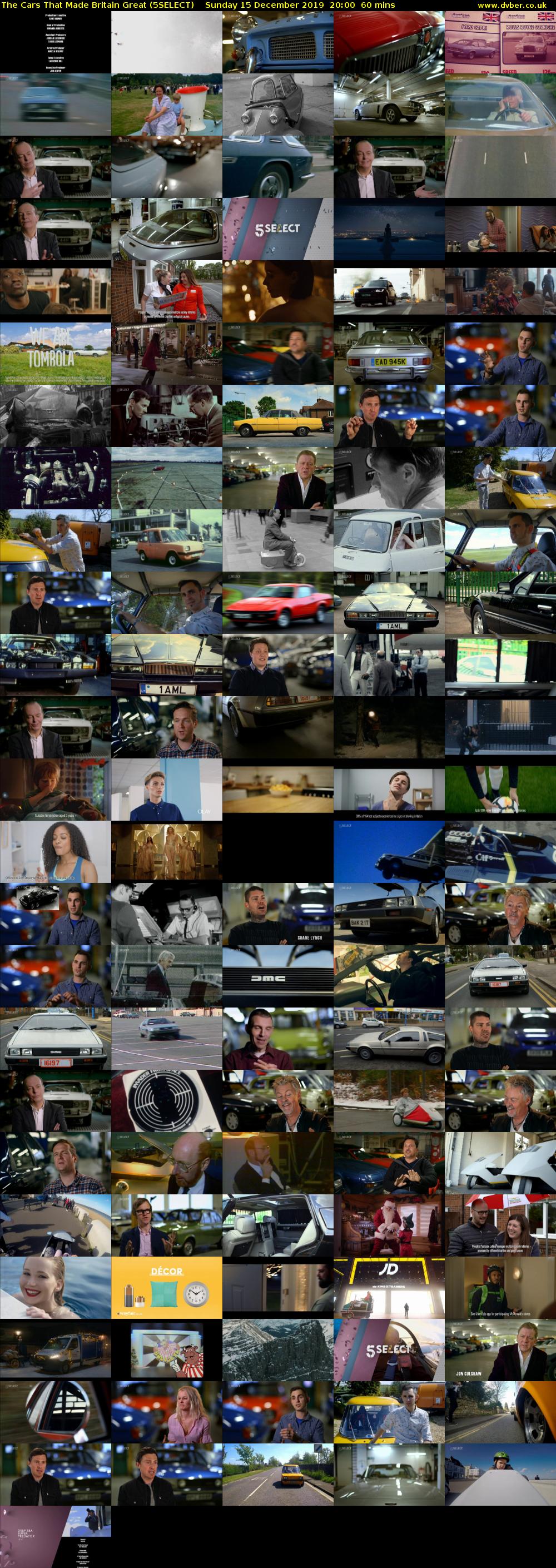 The Cars That Made Britain Great (5SELECT) Sunday 15 December 2019 20:00 - 21:00