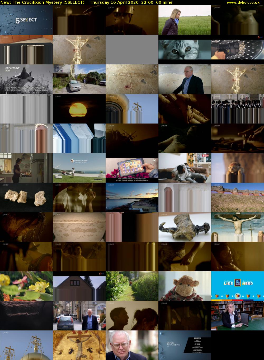 The Crucifixion Mystery (5SELECT) Thursday 16 April 2020 22:00 - 23:00