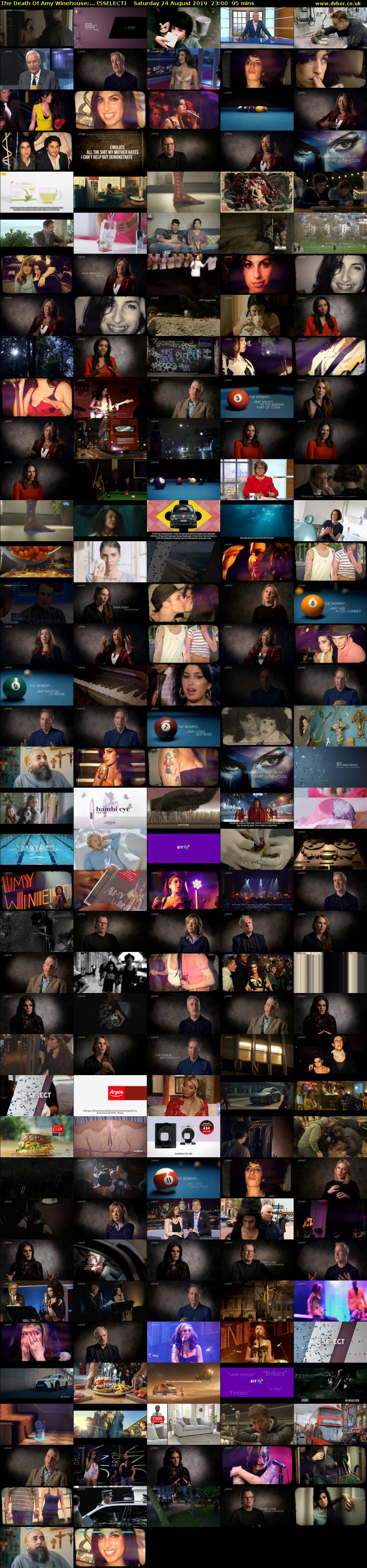 The Death Of Amy Winehouse:... (5SELECT) Saturday 24 August 2019 23:00 - 00:35