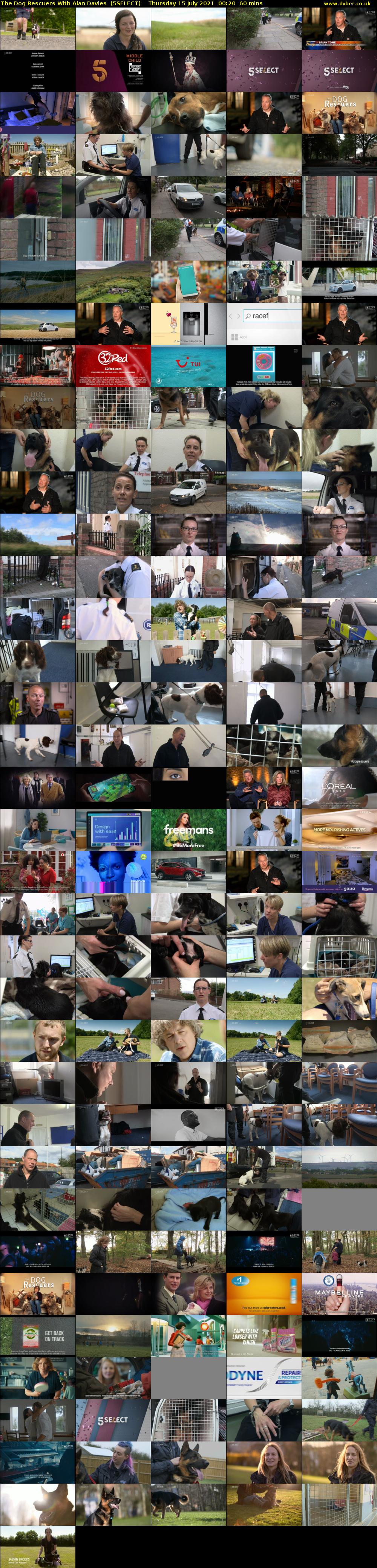 The Dog Rescuers With Alan Davies  (5SELECT) Thursday 15 July 2021 00:20 - 01:20
