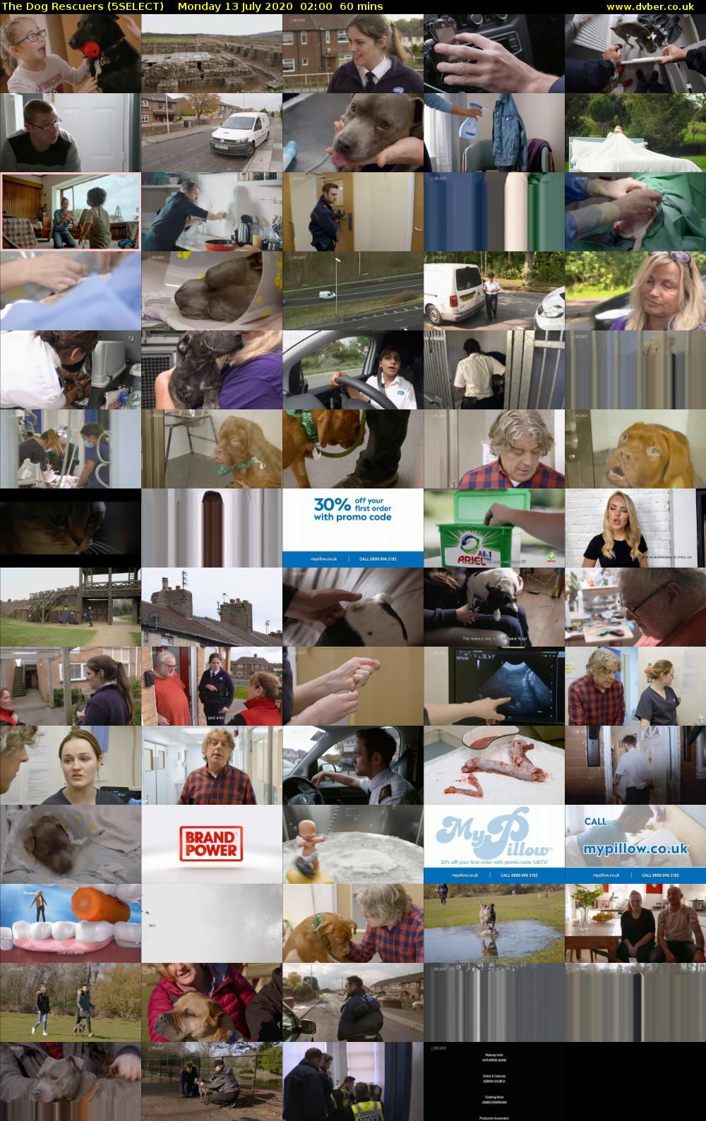 The Dog Rescuers (5SELECT) Monday 13 July 2020 02:00 - 03:00