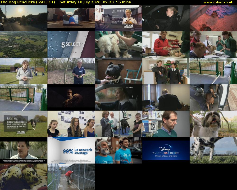 The Dog Rescuers (5SELECT) Saturday 18 July 2020 09:20 - 10:15