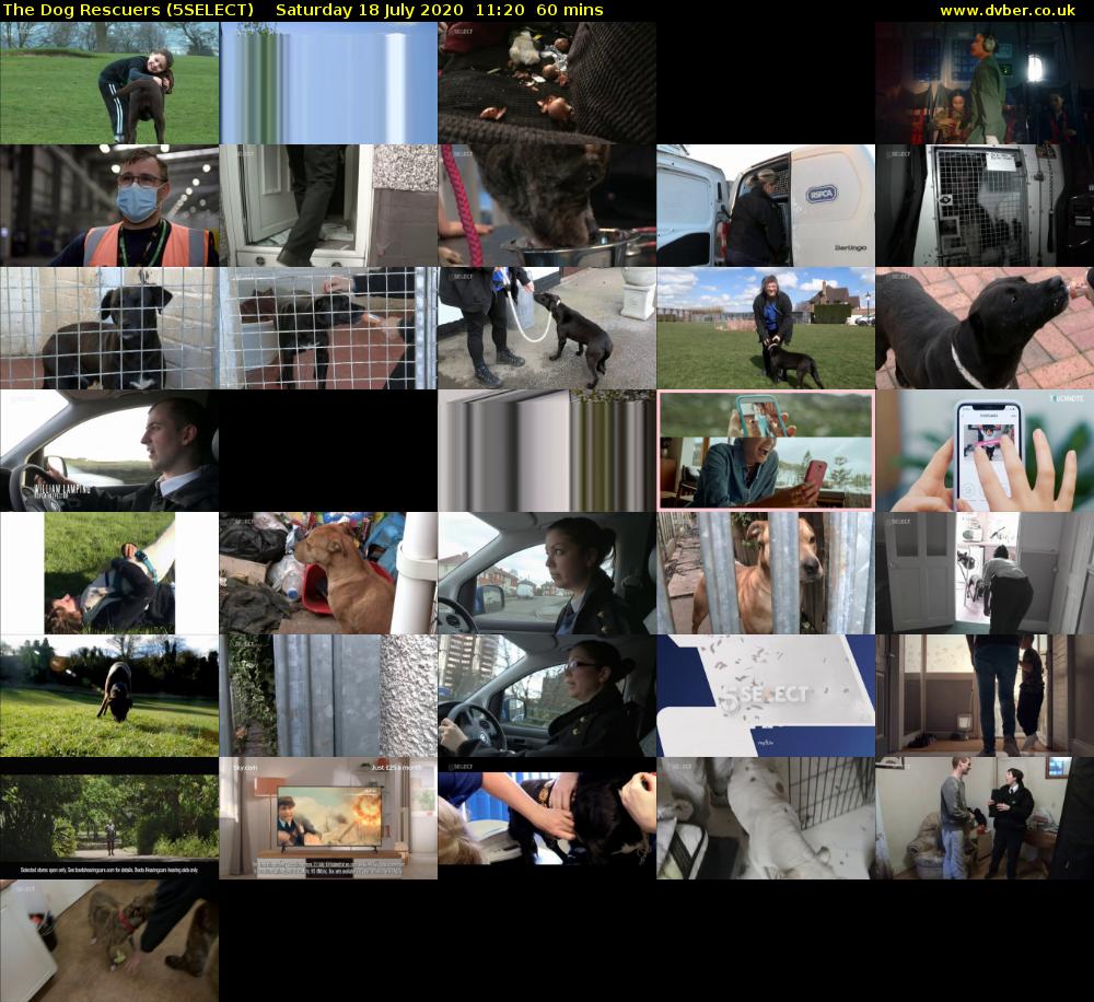 The Dog Rescuers (5SELECT) Saturday 18 July 2020 11:20 - 12:20