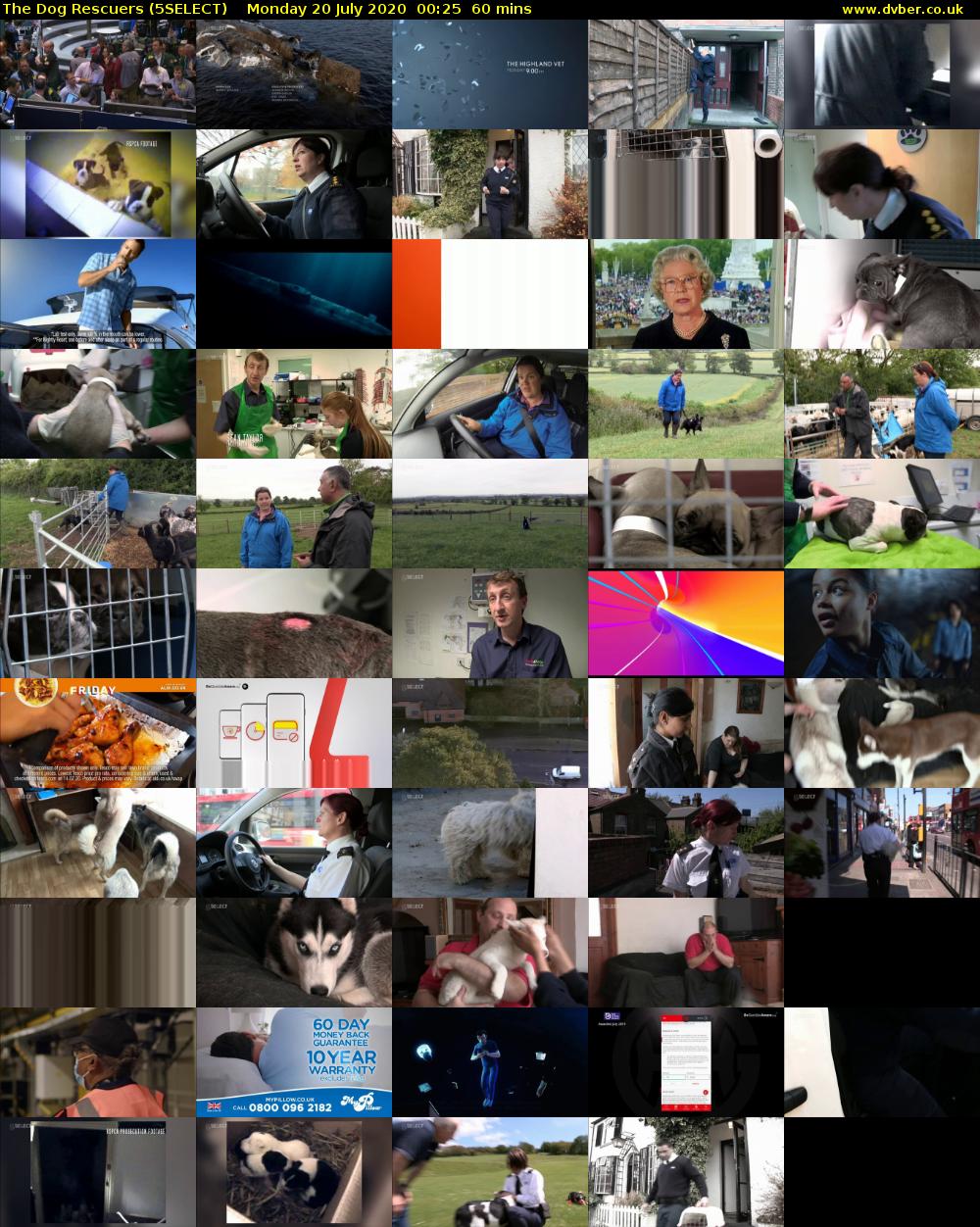 The Dog Rescuers (5SELECT) Monday 20 July 2020 00:25 - 01:25