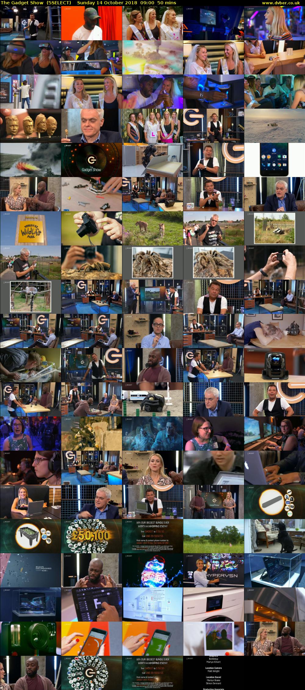 The Gadget Show  (5SELECT) Sunday 14 October 2018 09:00 - 09:50
