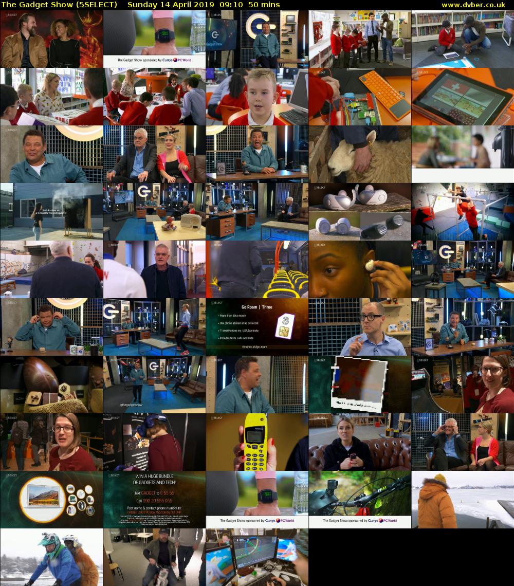 The Gadget Show (5SELECT) Sunday 14 August 2020 09:10 - 10:00