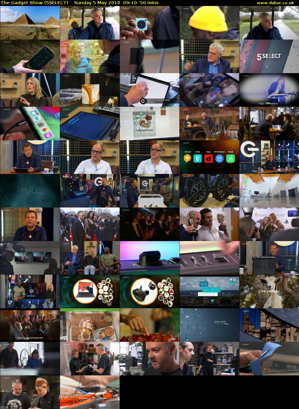 The Gadget Show (5SELECT) Sunday 5 May 2019 09:10 - 10:00