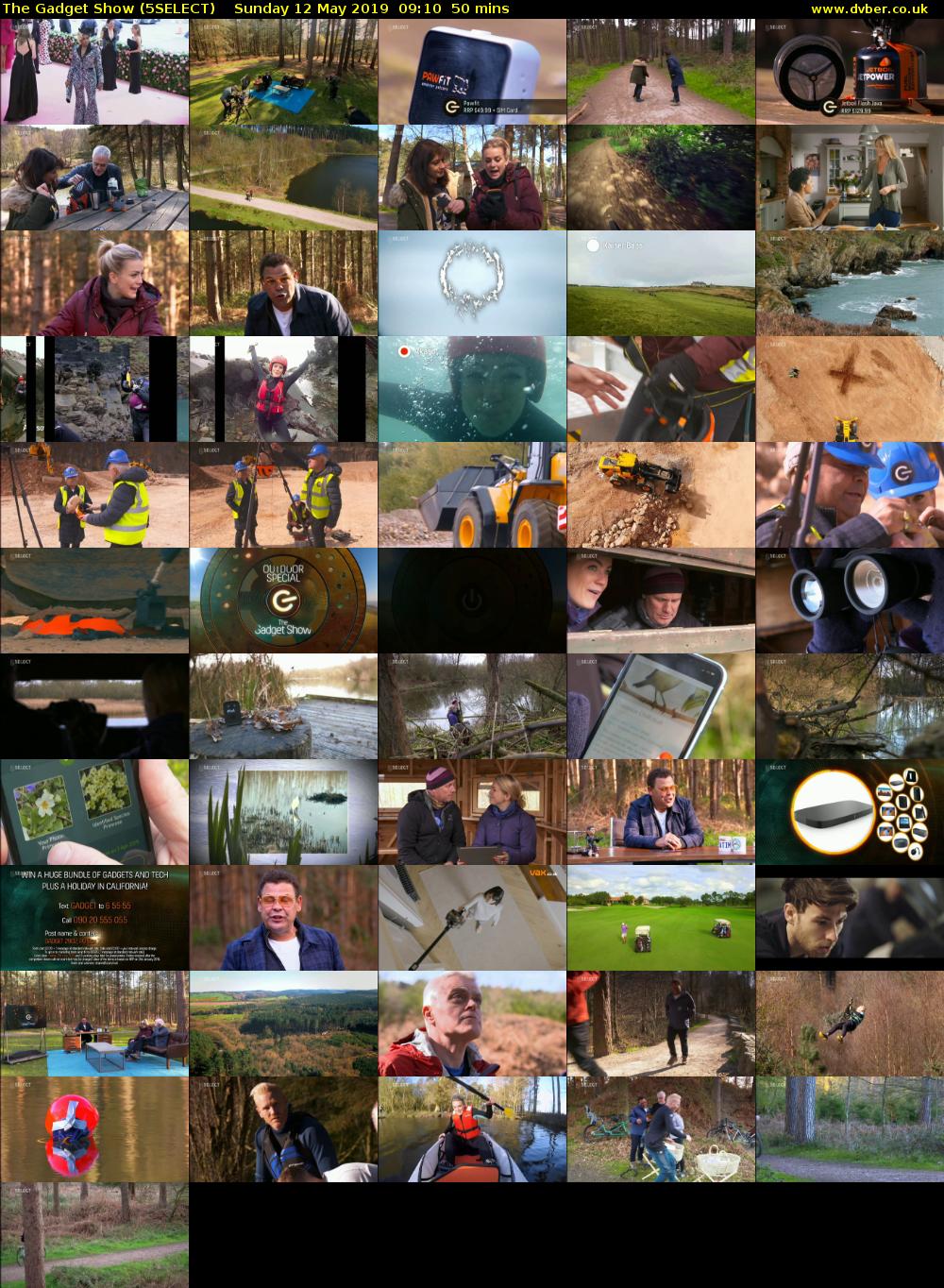 The Gadget Show (5SELECT) Sunday 12 May 2019 09:10 - 10:00