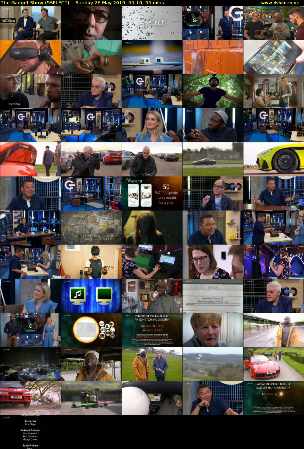 The Gadget Show (5SELECT) Sunday 26 May 2019 09:10 - 10:00