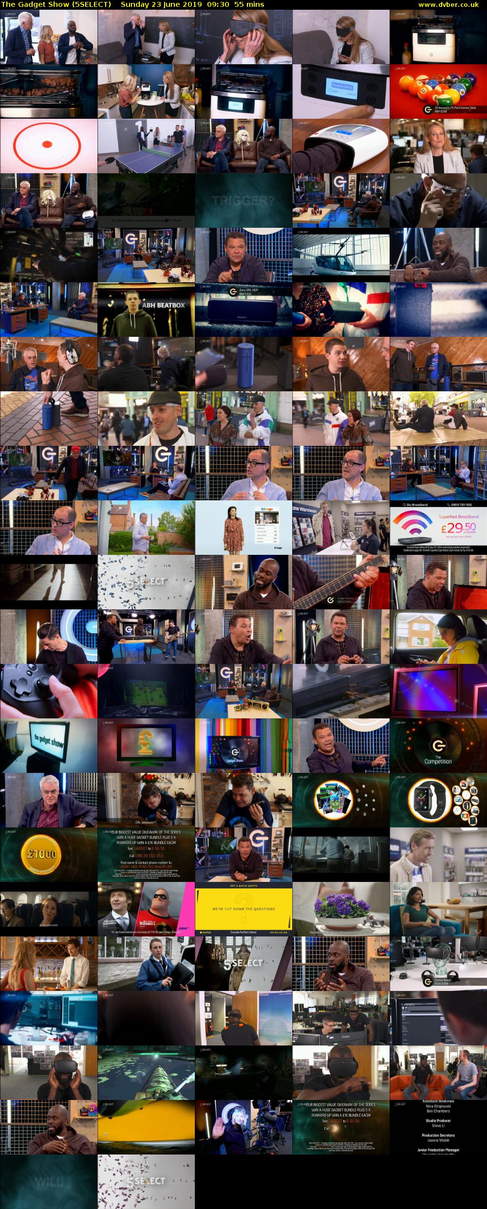 The Gadget Show (5SELECT) Sunday 23 June 2019 09:30 - 10:25