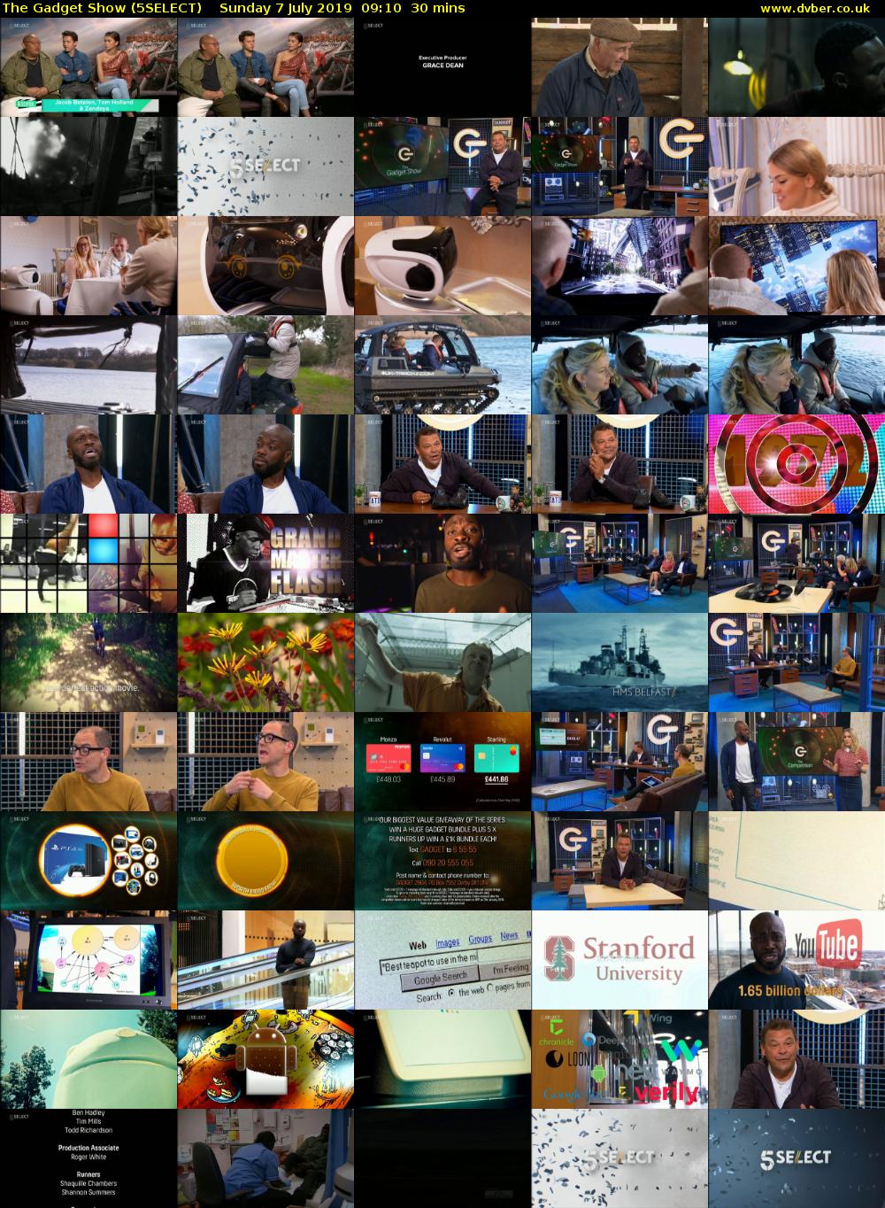 The Gadget Show (5SELECT) Sunday 7 July 2019 09:10 - 09:40
